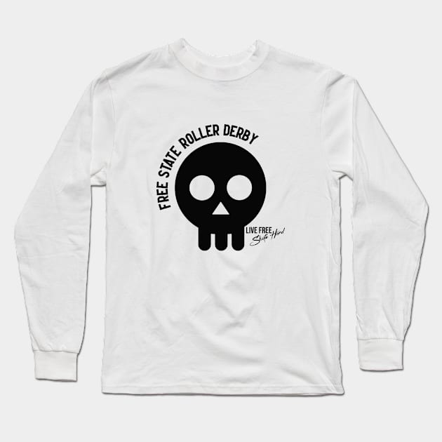 New logo Long Sleeve T-Shirt by Free State Roller Derby